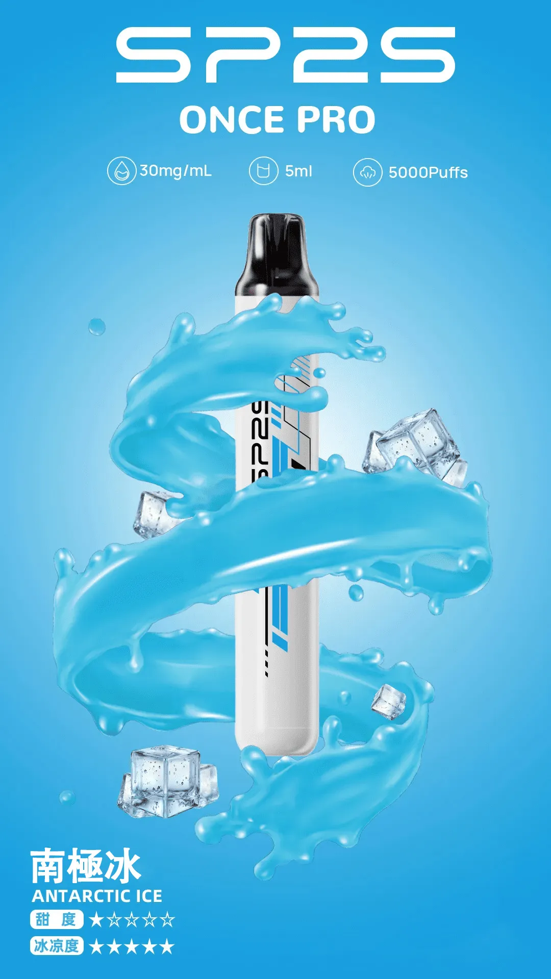 SP2S思博瑞 ONCE PRO 拋棄式電子煙 5000口