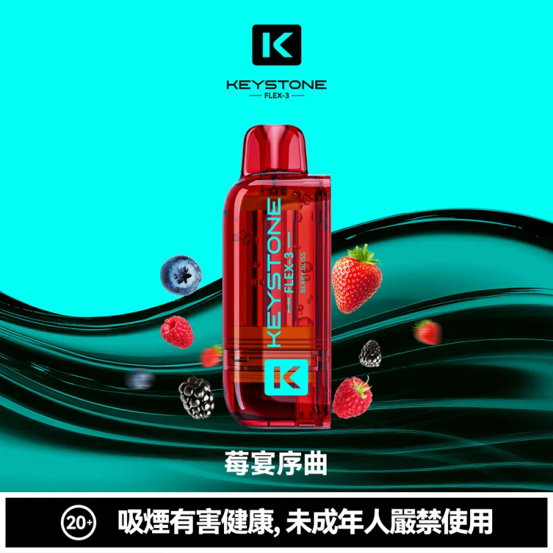 KEYSTONE 鑰石 FLEX-3 25000口 煙彈